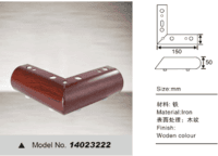 Decorative sofa leg for furniture hardware